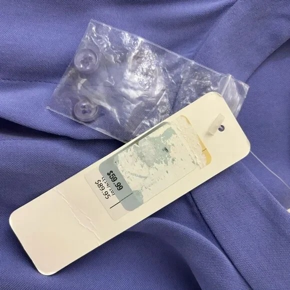 Soft Surroundings Purple Symphony Nights Long Sleeve Tunic Top Women’s Sz L - Picture 7 of 11